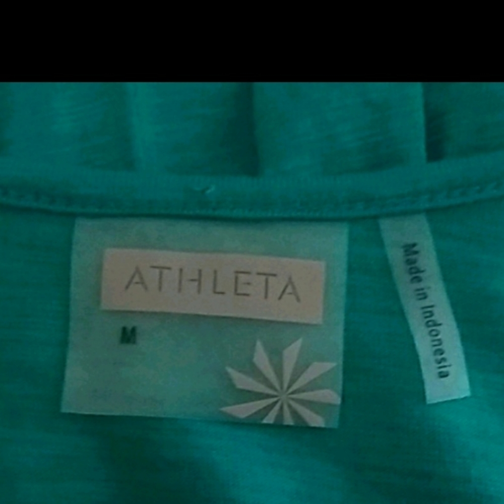 Athleta Sz M Empress Scoop Neck Dress Teal #905950 - Picture 11 of 11
